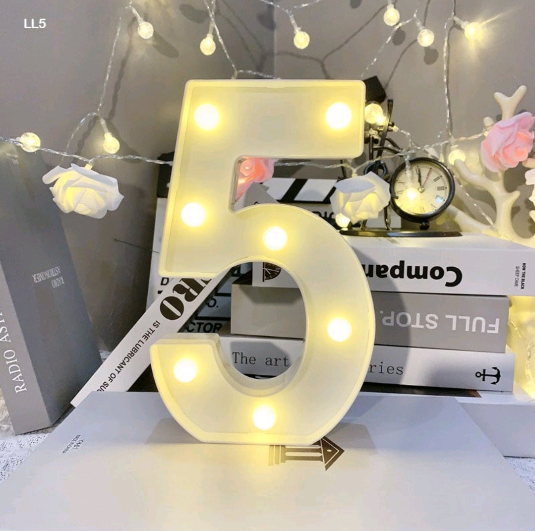 Marquee Alphabet Shaped Led Light - Asthetic Decorations Letter Light for Romantic Gift, Diwali Decoration Item, Night Light Lamp and Wall Lamp