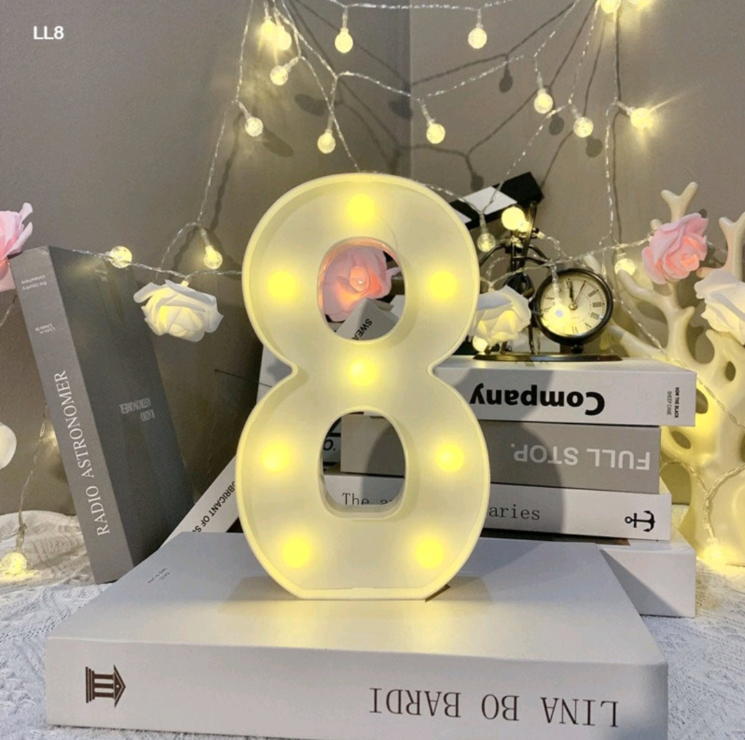 Marquee Alphabet Shaped Led Light - Asthetic Decorations Letter Light for Romantic Gift, Diwali Decoration Item, Night Light Lamp and Wall Lamp