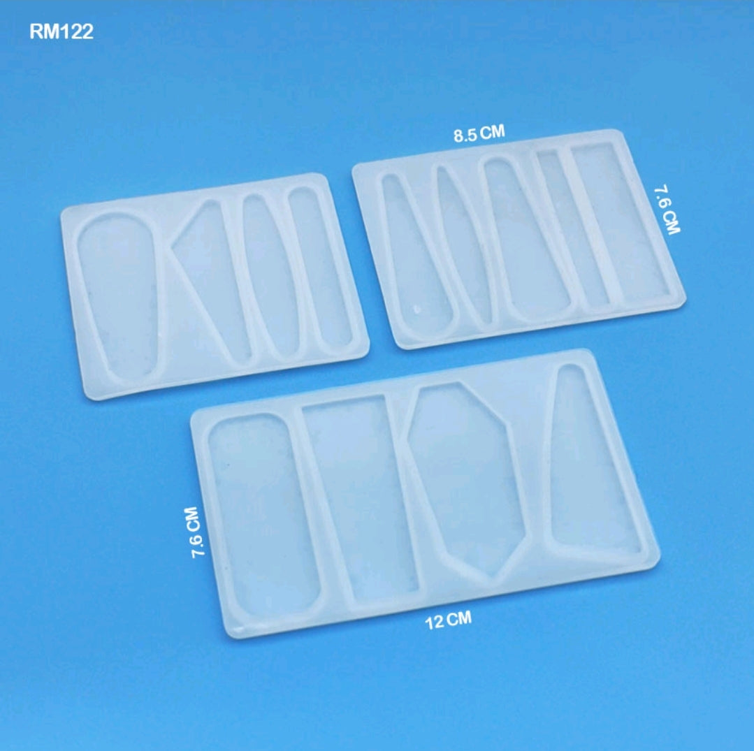 Silicone Mould Hair Clip Set of 3