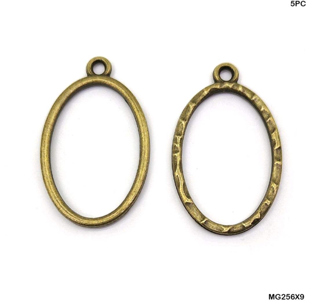 Bezels Single Shape Set Copper - 5 Pcs