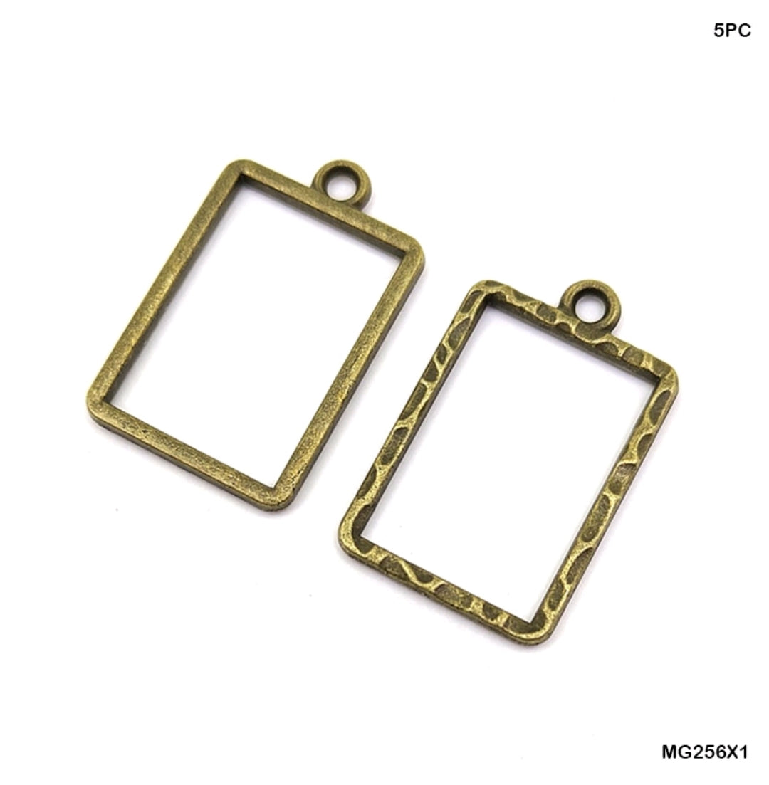 Bezels Single Shape Set Copper - 5 Pcs