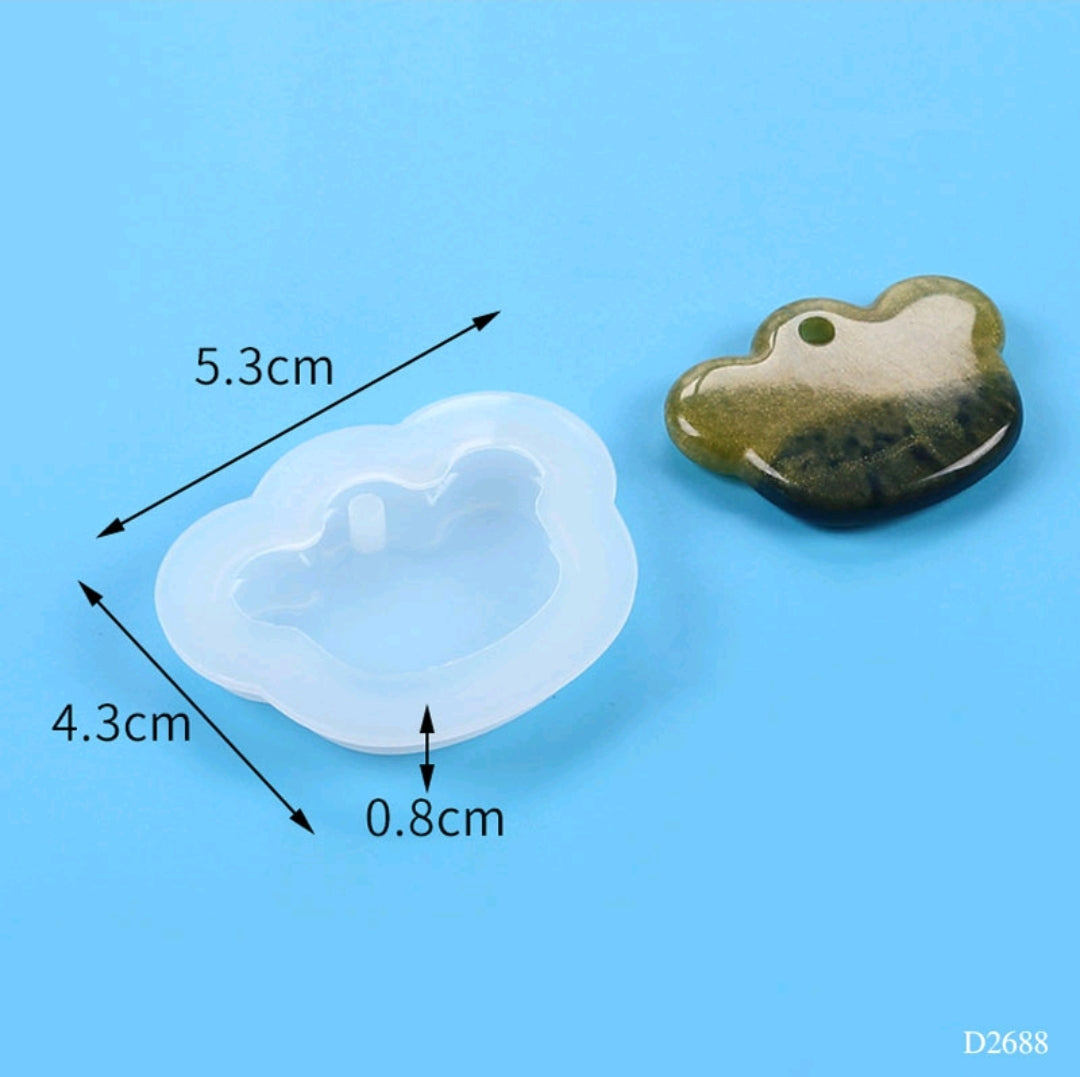 Silicone Mould Keychain / Earrings