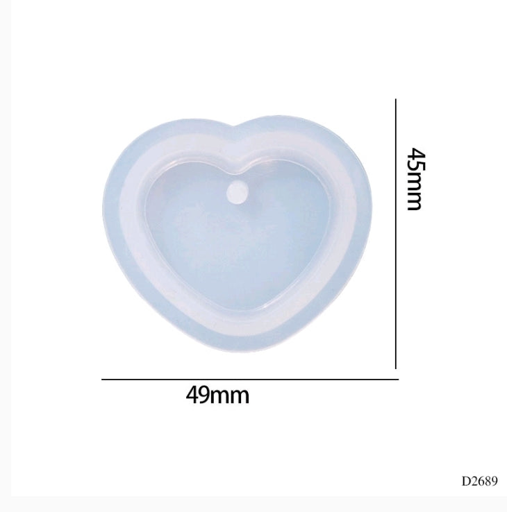 Silicone Mould Keychain / Earrings