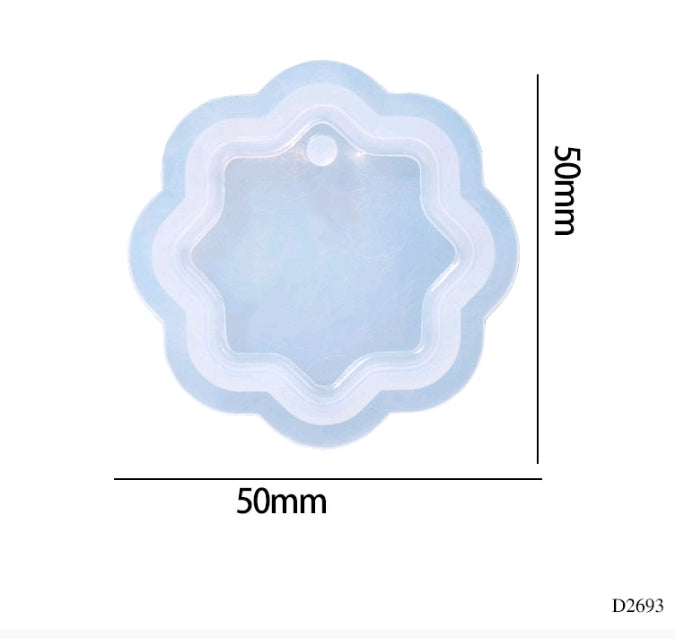 Silicone Mould Keychain / Earrings