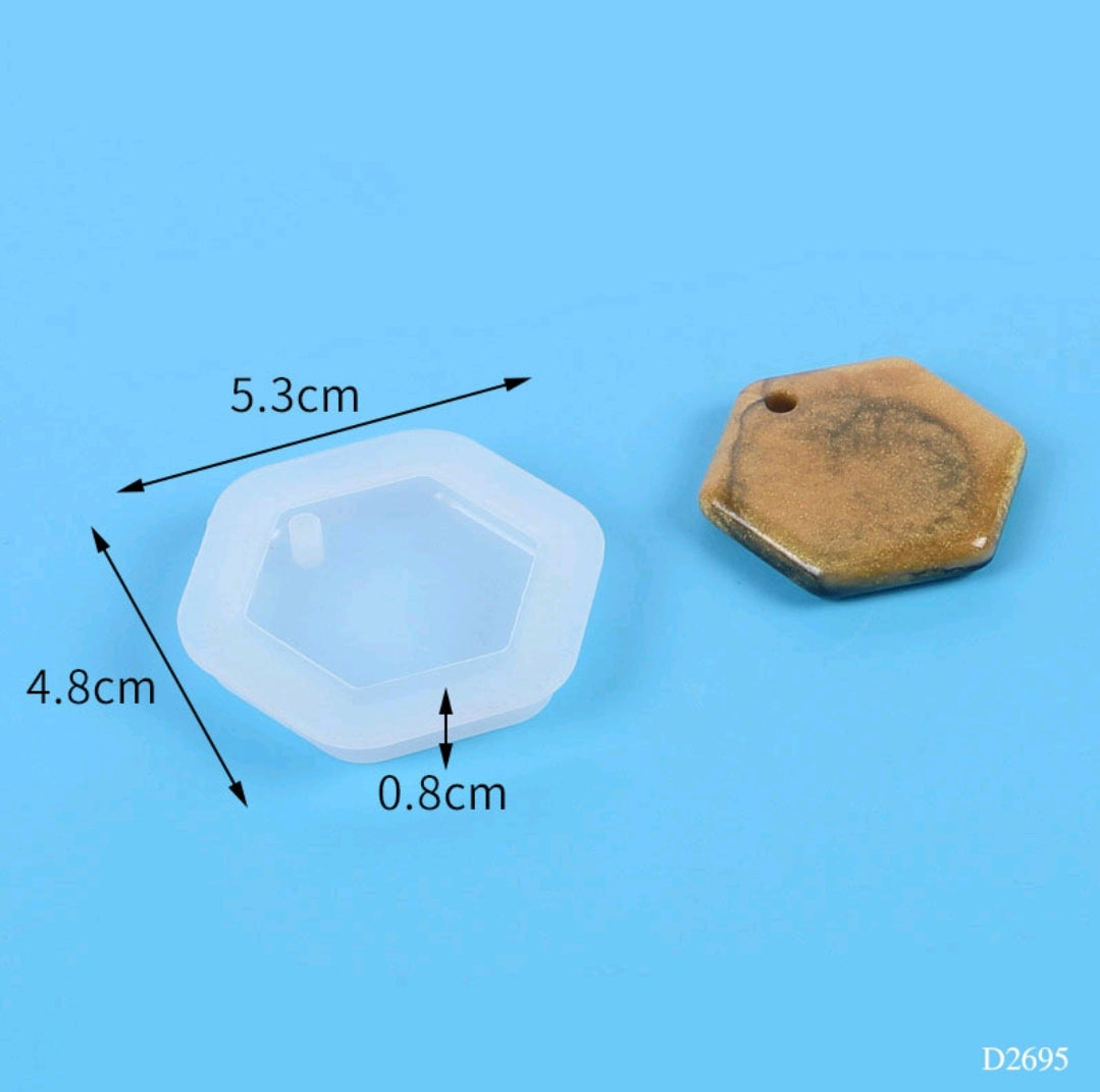 Silicone Mould Keychain / Earrings