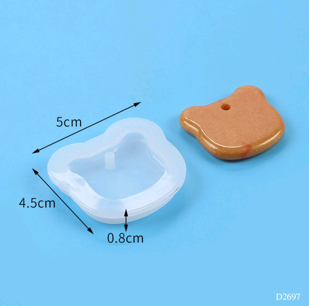 Silicone Mould Keychain / Earrings