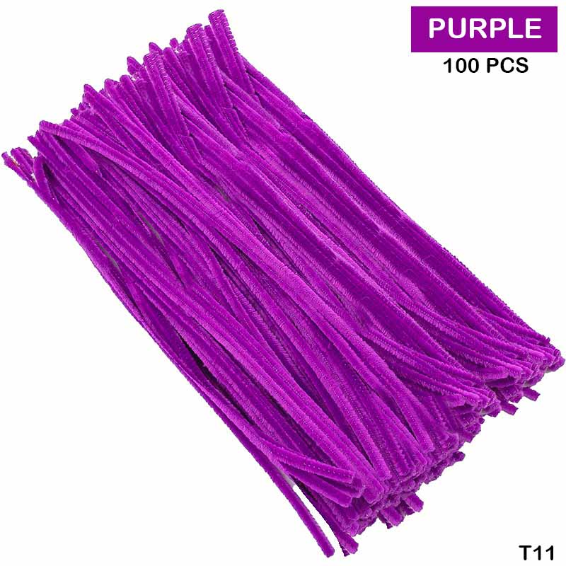 Pipe Cleaner Plain 100 Pc's Single Shades