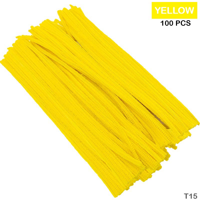 Pipe Cleaner Plain 100 Pc's Single Shades