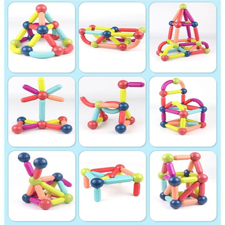 Magnetic Building Sticks and Balls Set - 36 Pc's