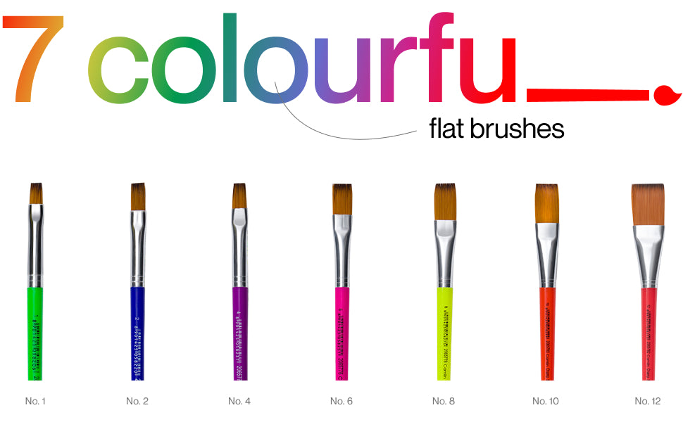 Camlin Camel Champ Brushes Flat - Series 65