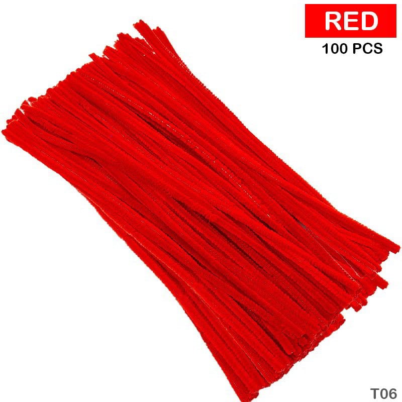 Pipe Cleaner Plain 100 Pc's Single Shades