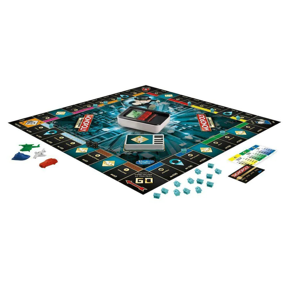 Hasbro Monopoly Ultimate Banking India Edition Board Game, Includes Electronic Banking Unit, Fun Board Game for Families and Kids Ages 8+