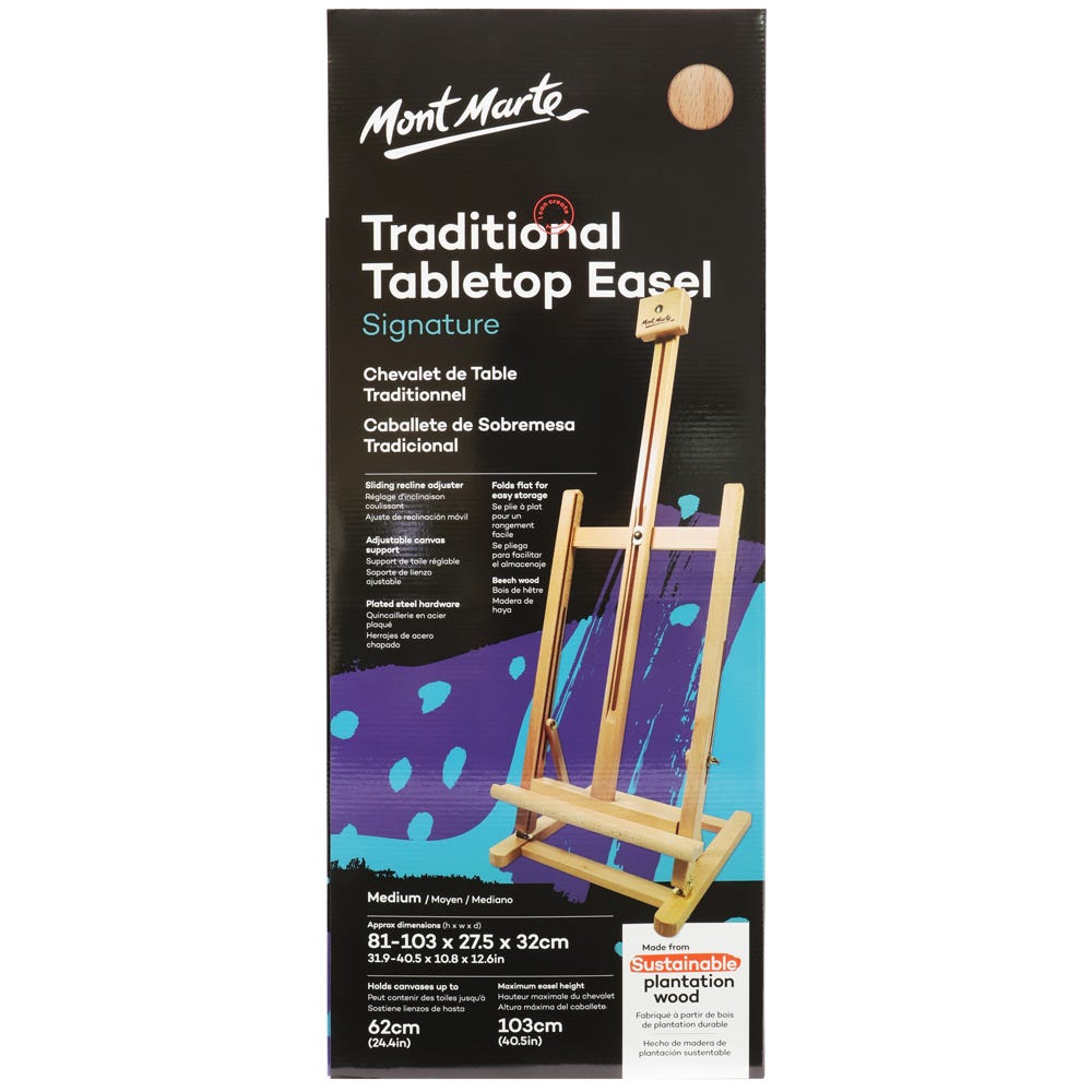 Mont Marte Traditional Tabletop Easel Signature - Medium