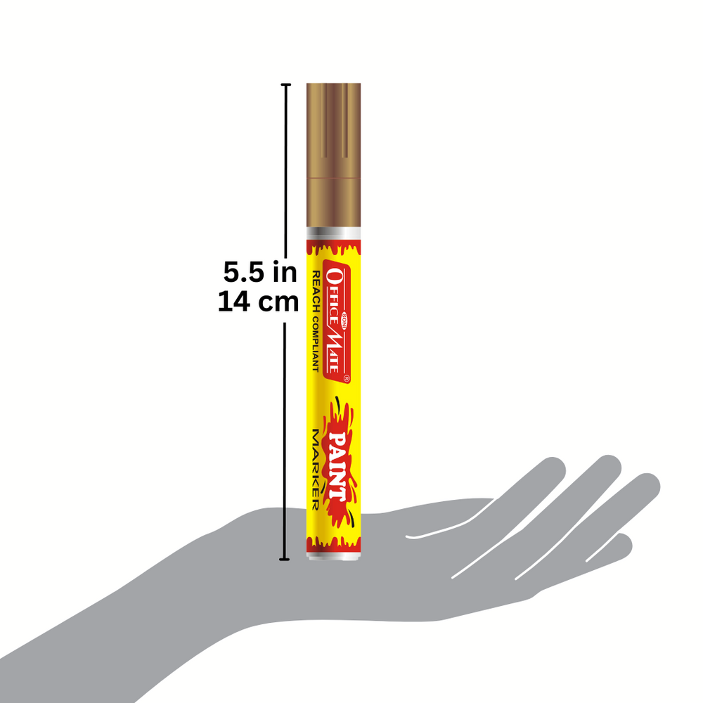 Soni Officemate Paint Markers - Gold