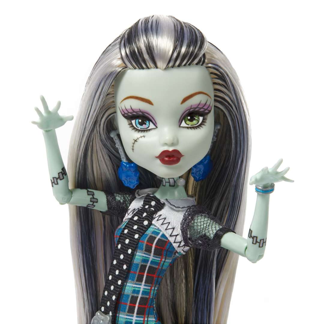 Monster High Frankie Stein Reproduction Doll With Doll Stand & Accessories HGC31