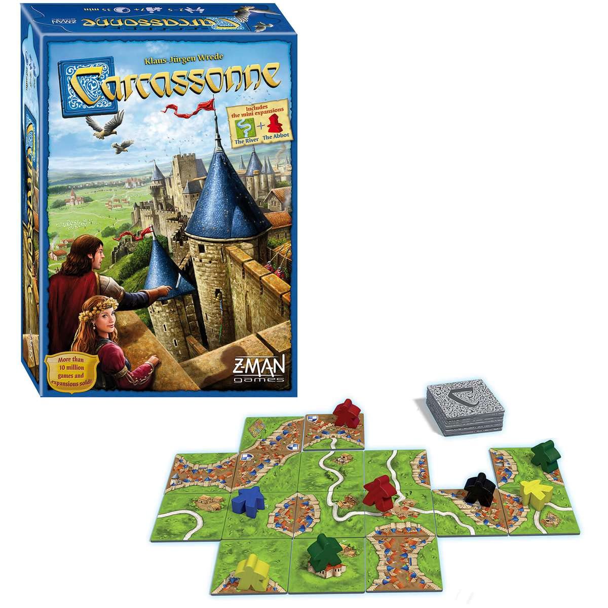 Z-man Carcassonne Board Game – Strategy & Fun for Families Ages 7+