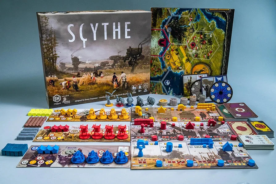 Stonemaier Games Scythe - an Engine Building Area Control Strategy Board Game