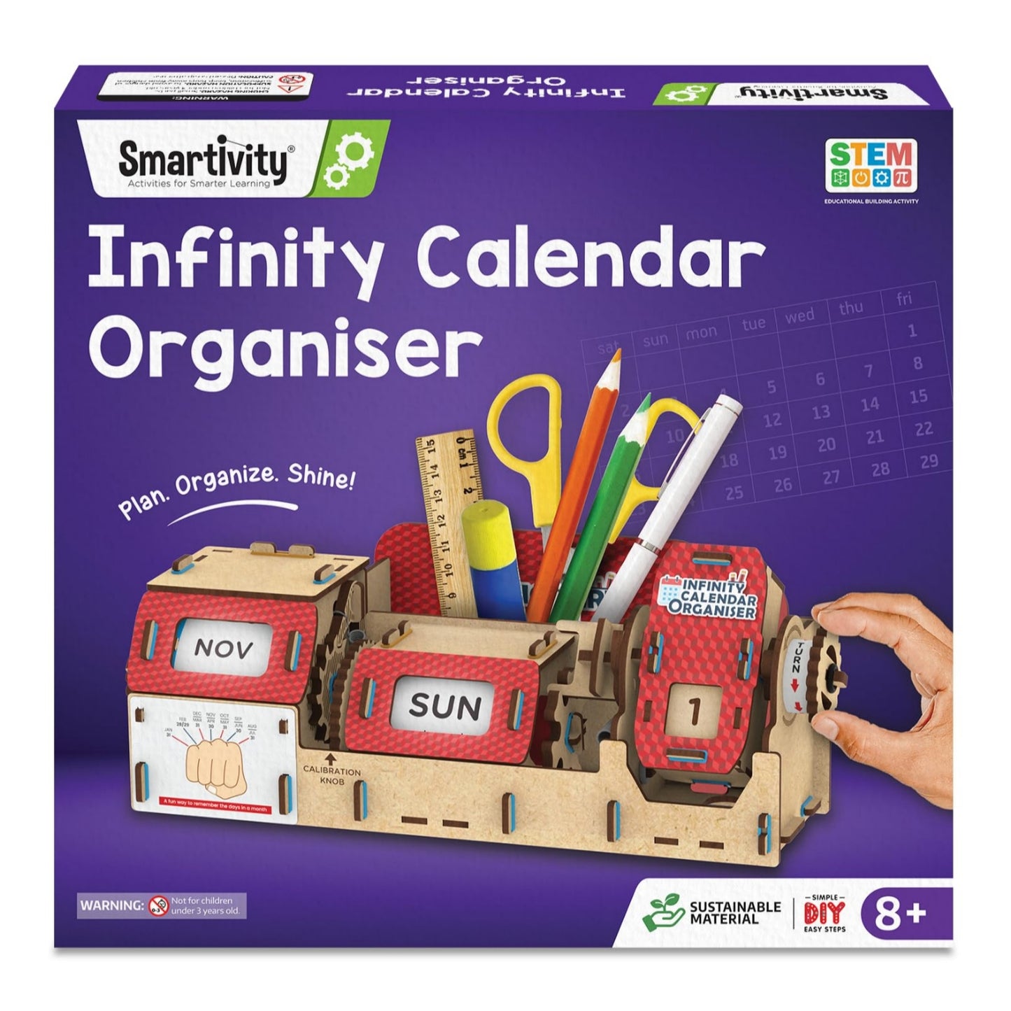 Smartivity Infinity Calendar Organiser 8-14 years DIY STEM Construction Toy