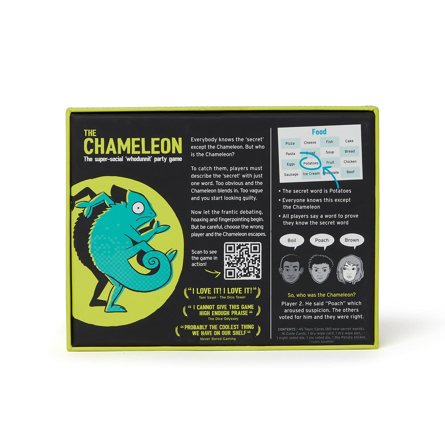 Big Potato The Chameleon Award Winning Board Game