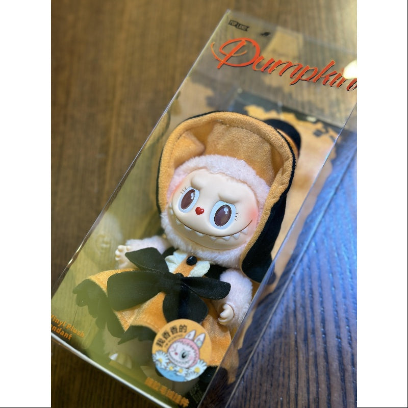 Pop Mart Labubu Magic of Pumpkin Mokoko (Pop Land Exclusive) Vinyl Plush Pendant Original