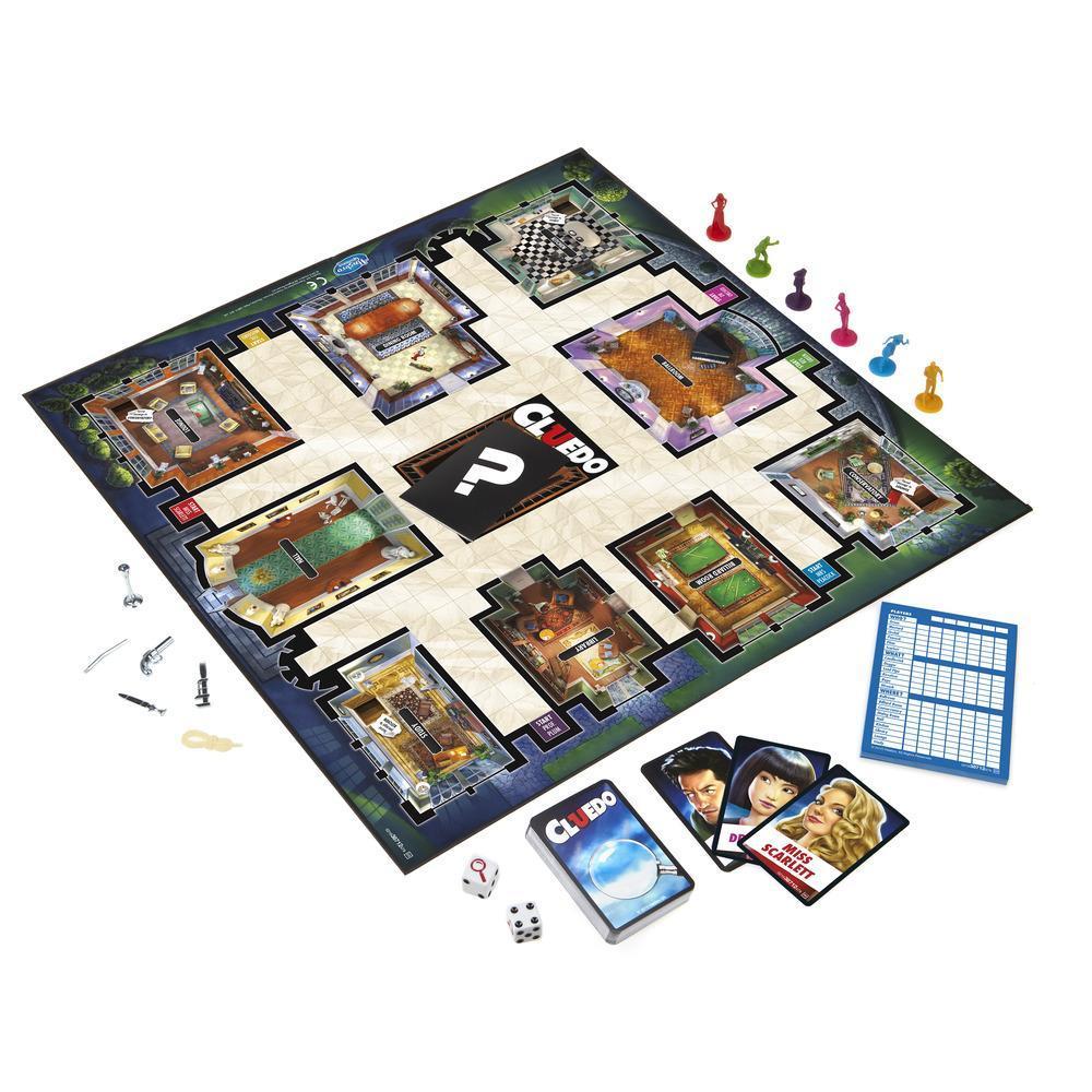Cluedo The Classic Murder Mystery Game 2 to 6 Players - Six Suspects Countless Combinations But Only One Answer Play the Detective
