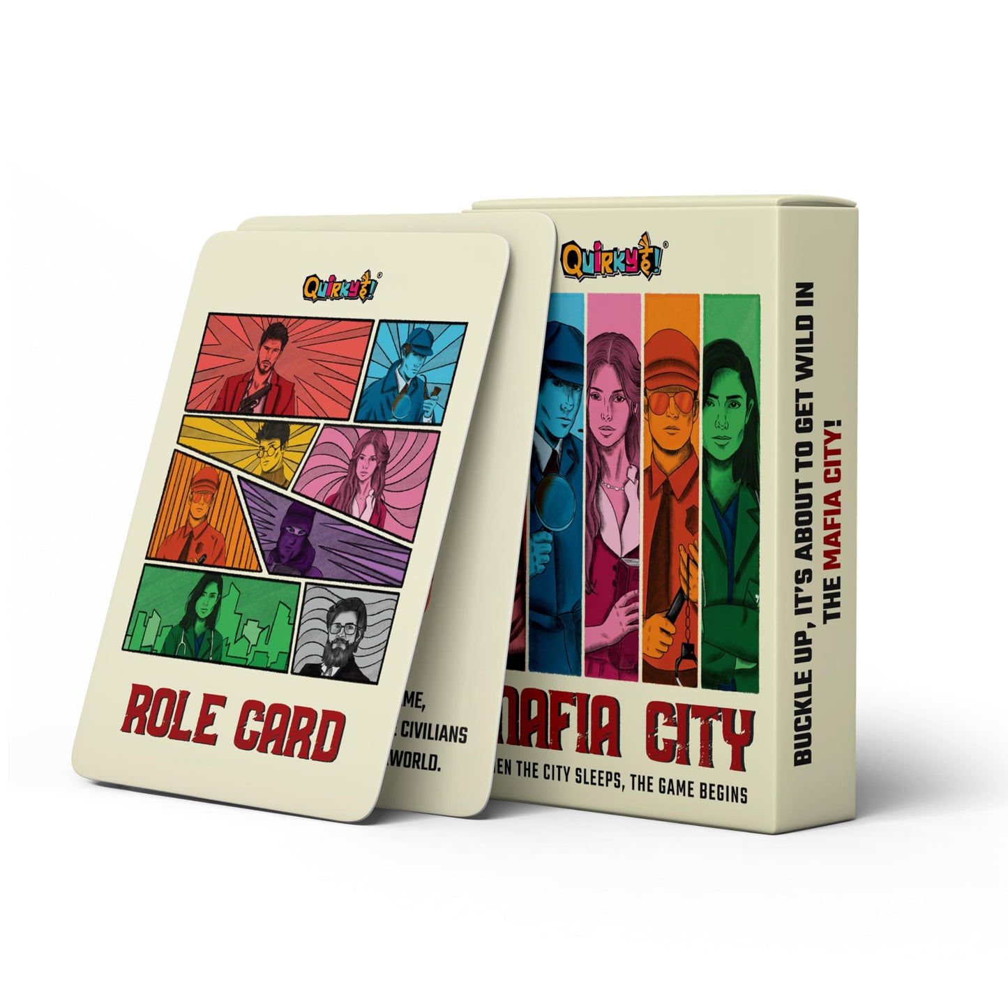 Quirky Hai Mafia City Card Game Ultimate Strategy Party Game