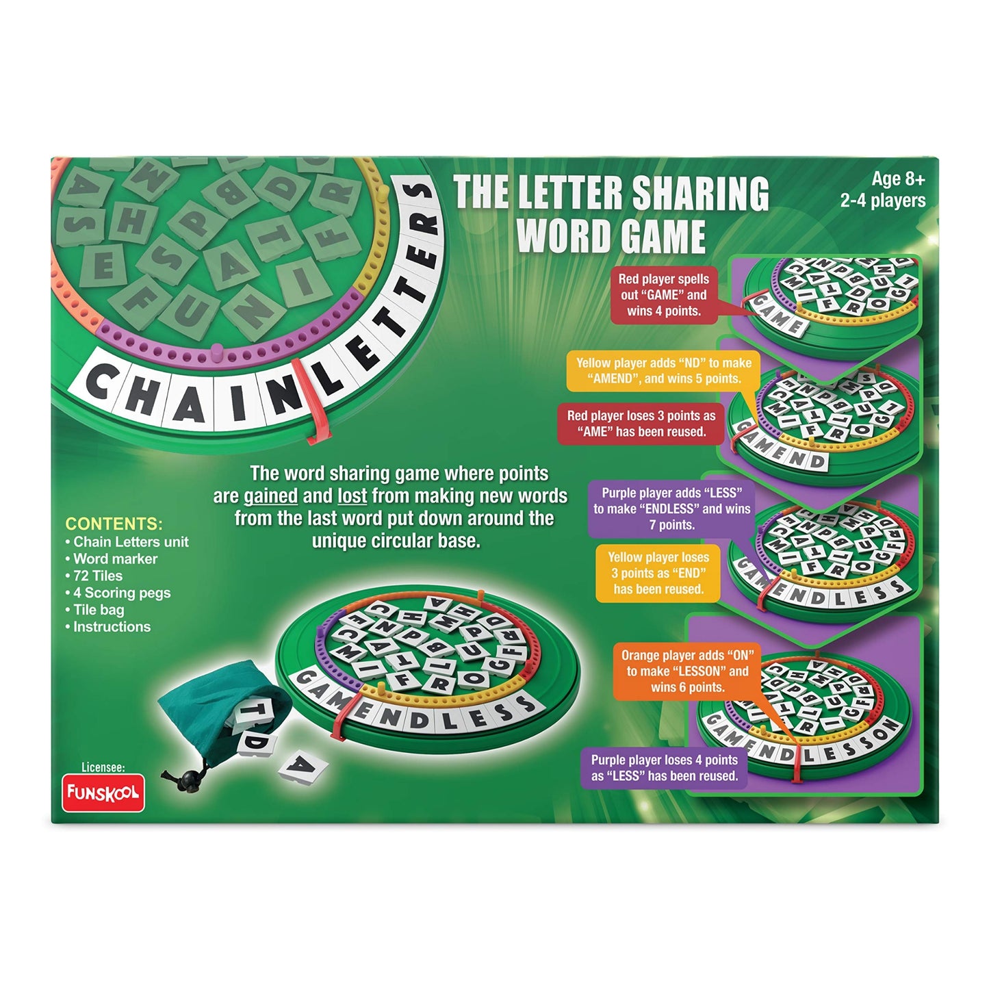 Funskool Chain Letters Educational & The Letter Sharing Word Game