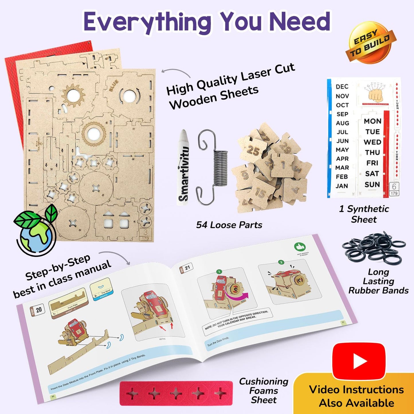 Smartivity Infinity Calendar Organiser 8-14 years DIY STEM Construction Toy
