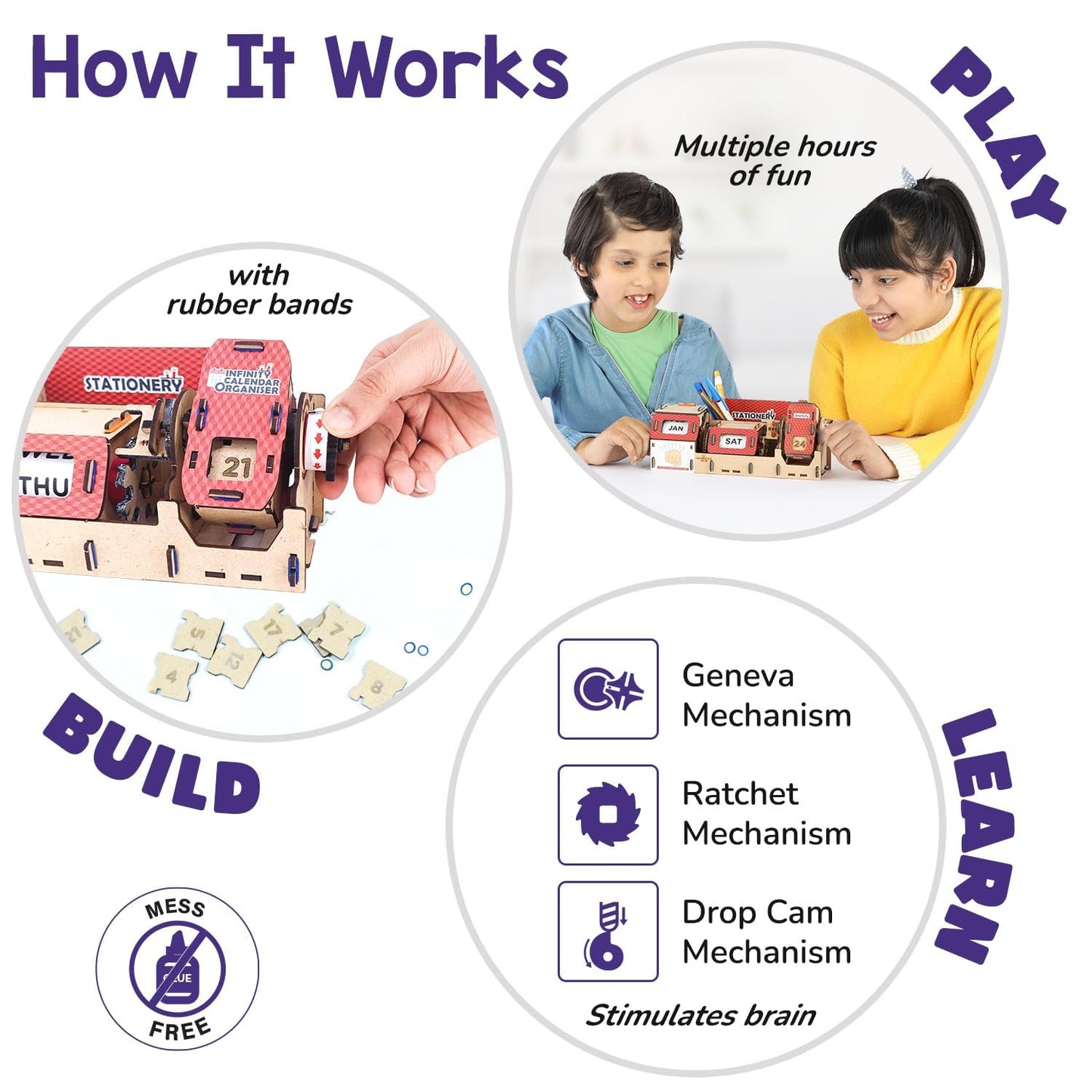 Smartivity Infinity Calendar Organiser 8-14 years DIY STEM Construction Toy