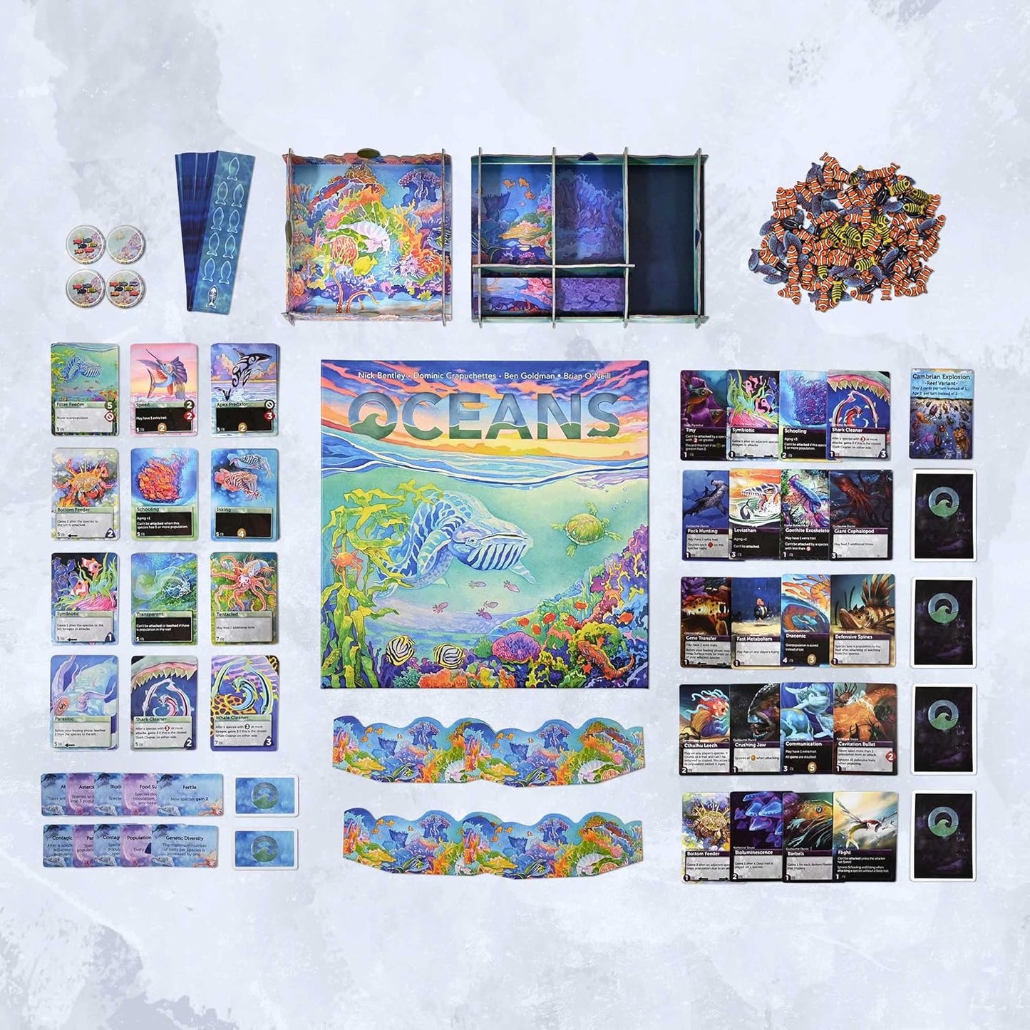 Northstar Game Studio Oceans Board Game Beautiful Strategy Ecosystem