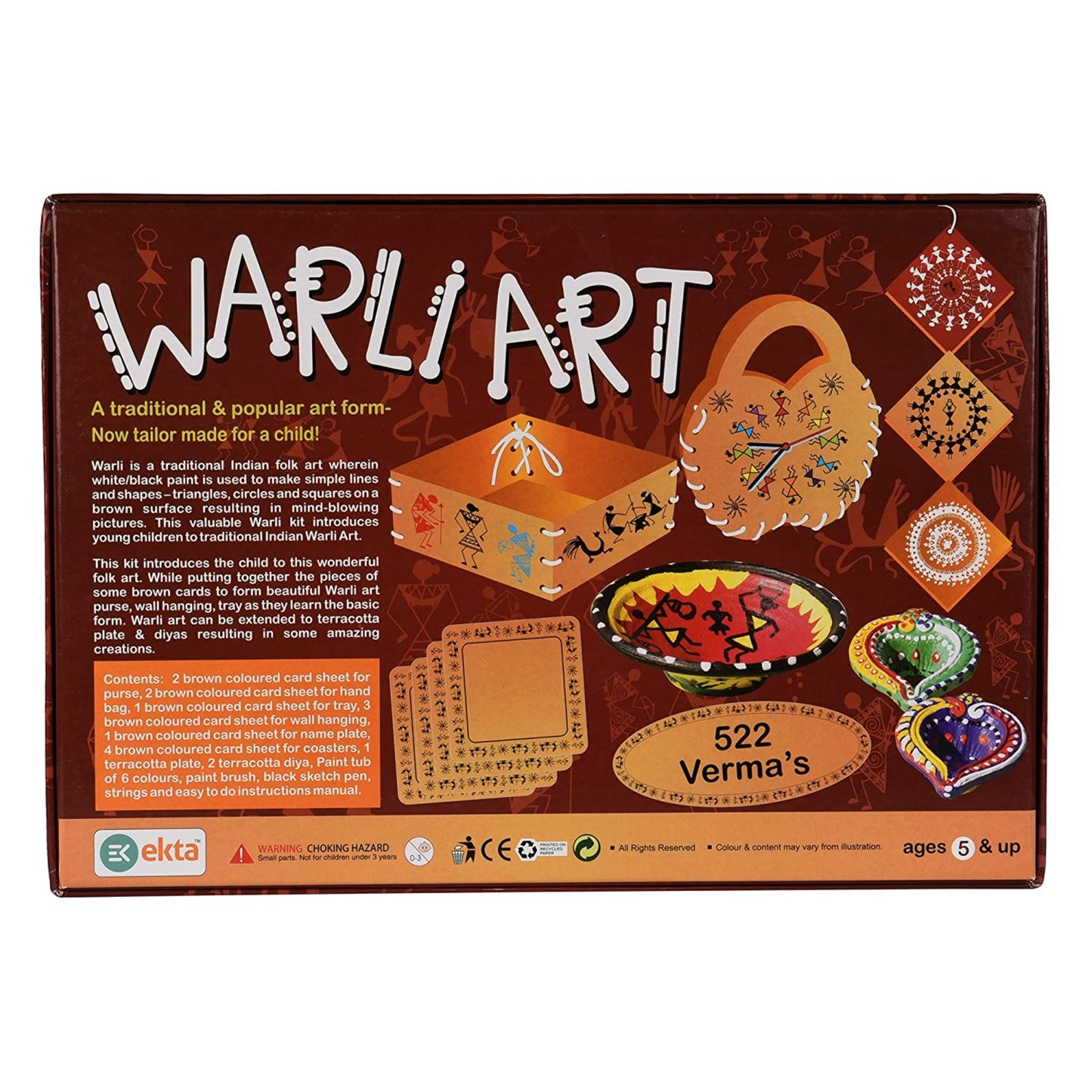 Ekta Warli Art An Ancient India Tribal Art DIY Art & Craft Kit