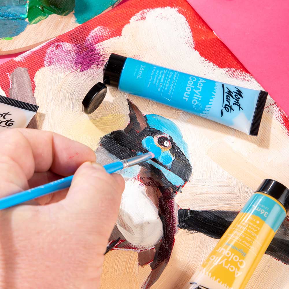 Mont Marte Acrylic Colour Paint Set Signature 18pc x 36ml