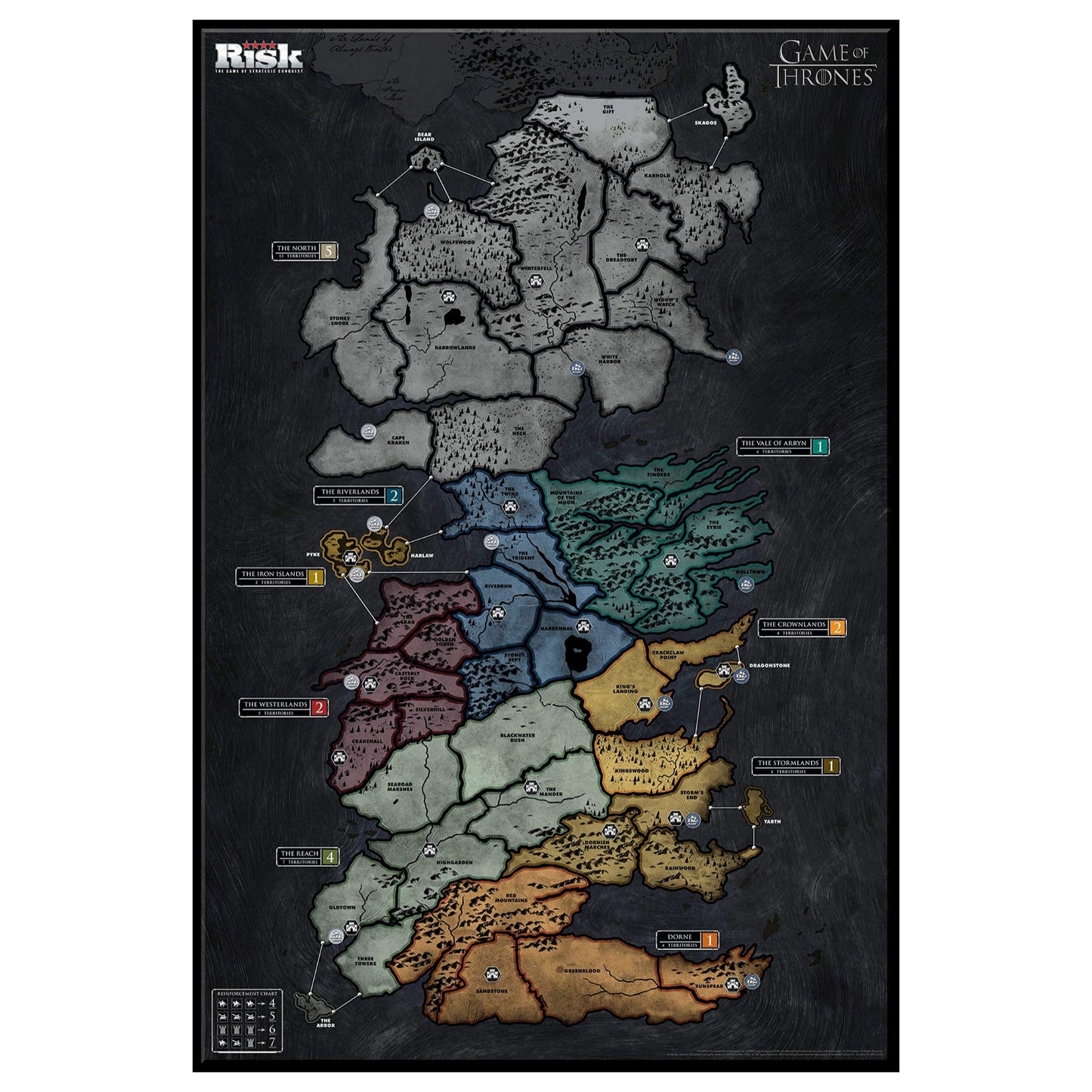 USAOPOLY Risk Game of Thrones Strategy Board Game