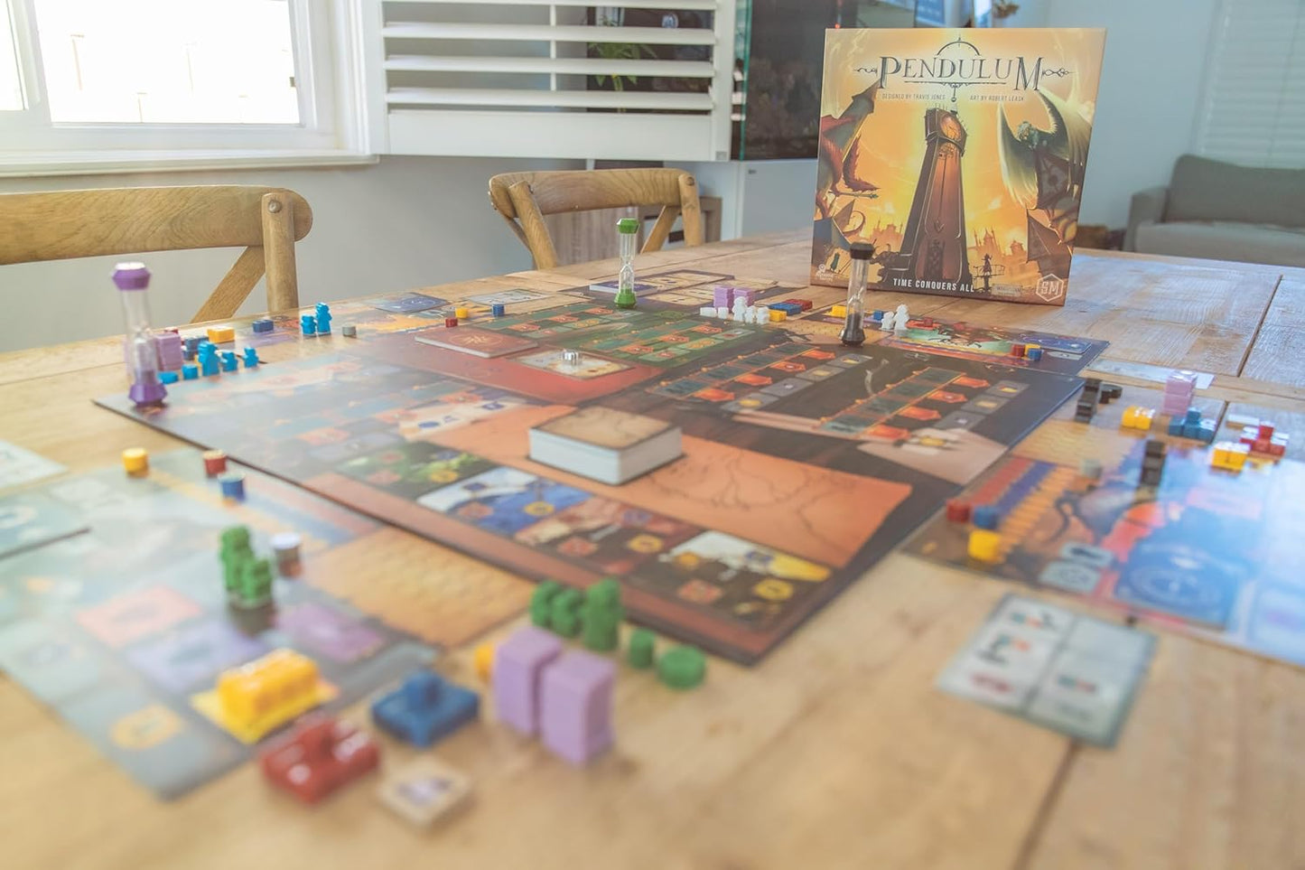 Stonemaier Games Pendulum A Worker Placement Time Optimization Strategy Board Game