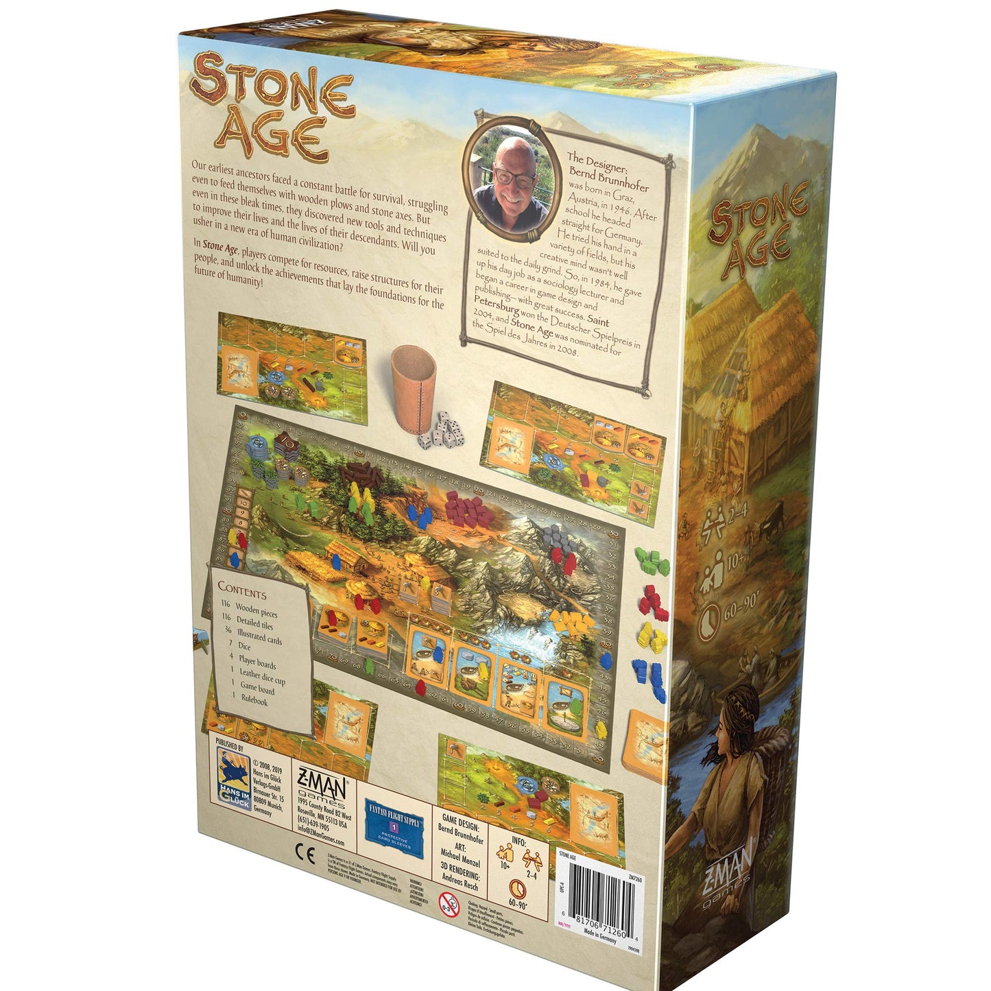 Stone Age Board Game Engaging Worker Placement Strategy for Civilization Building