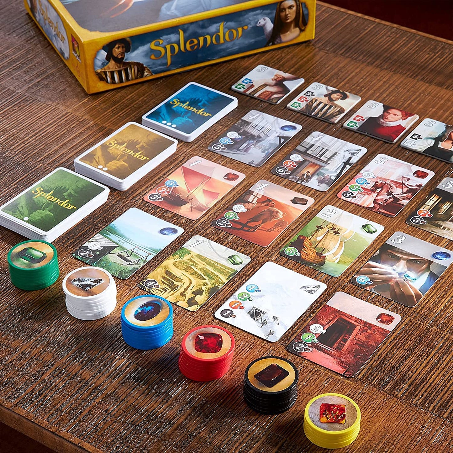 Splendor Board Game A Strategic Gem Trading Adventure