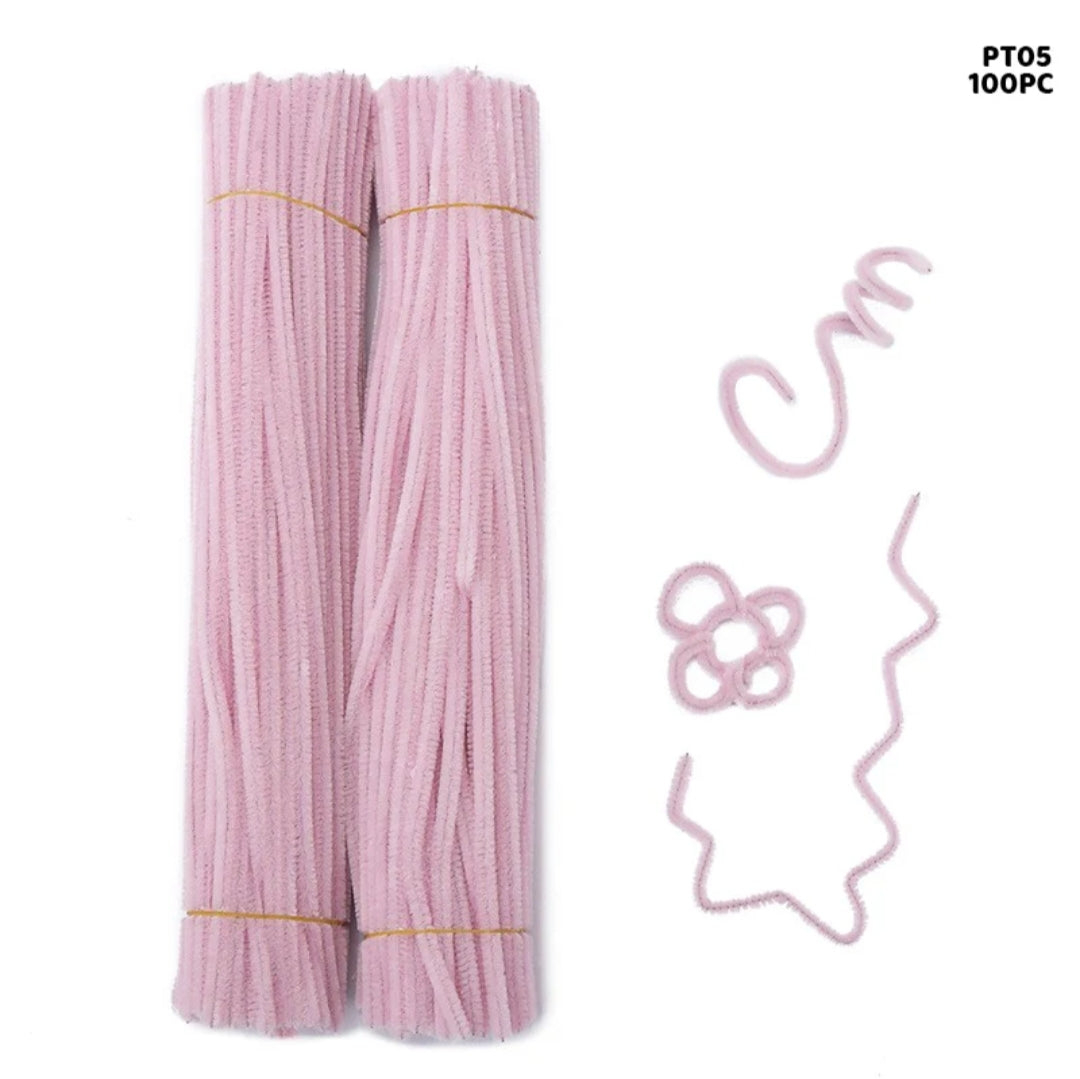 Pipe Cleaner Plain 100 Pc's Single Shades