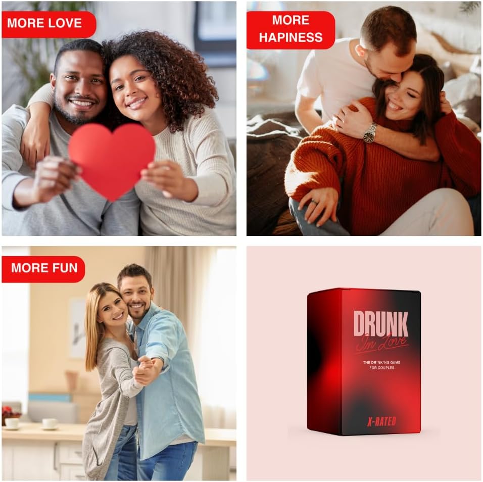 Drunk in Love Couples Drinking Card Game