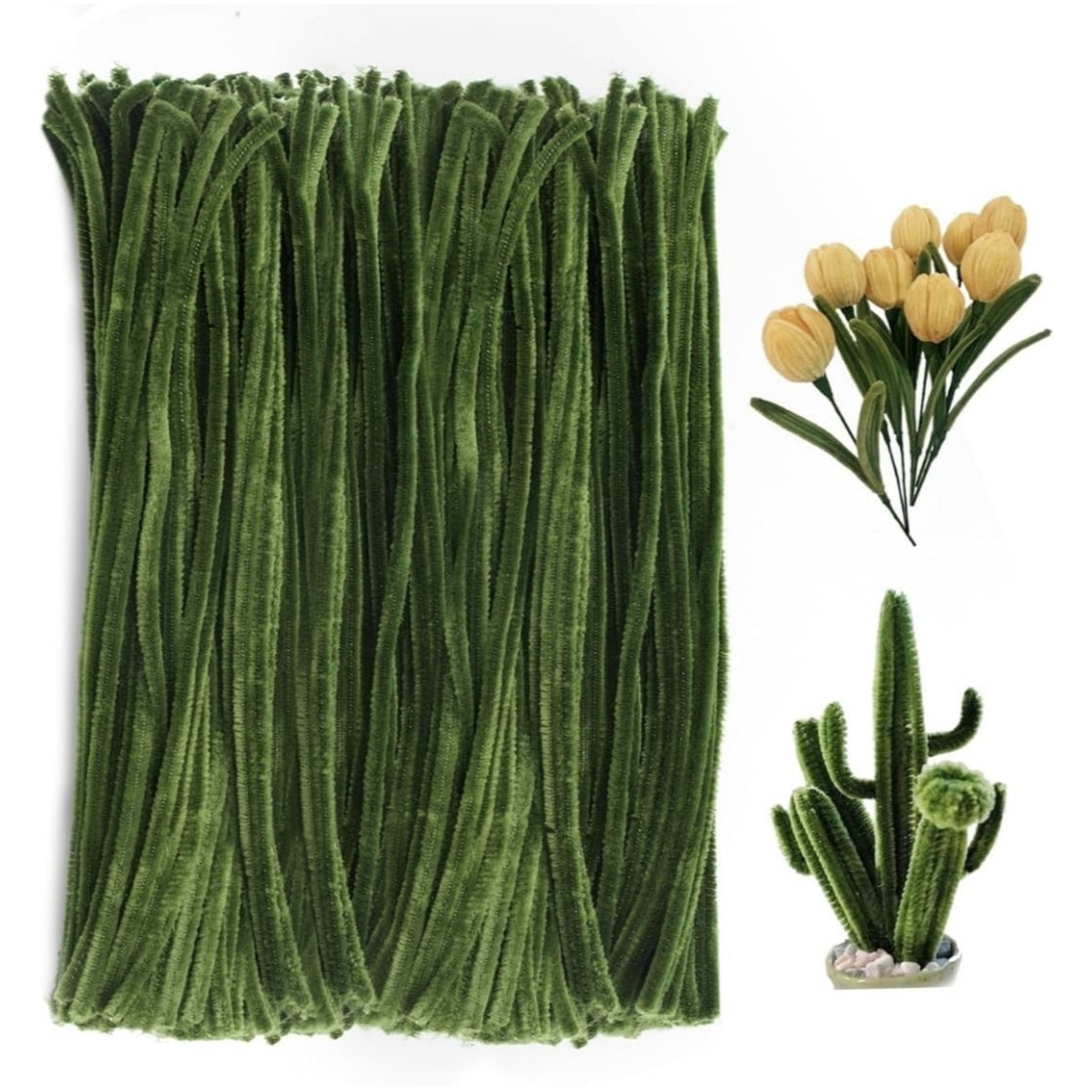 Pipe Cleaner Plain 100 Pc's Single Shades