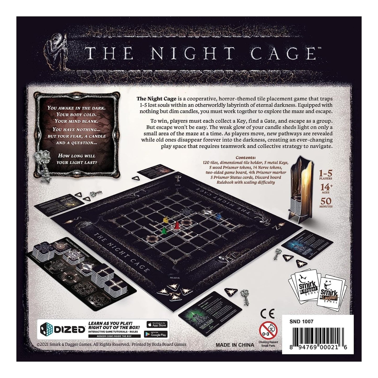 The Night Cage A Cooperative Horror Strategy Board Game