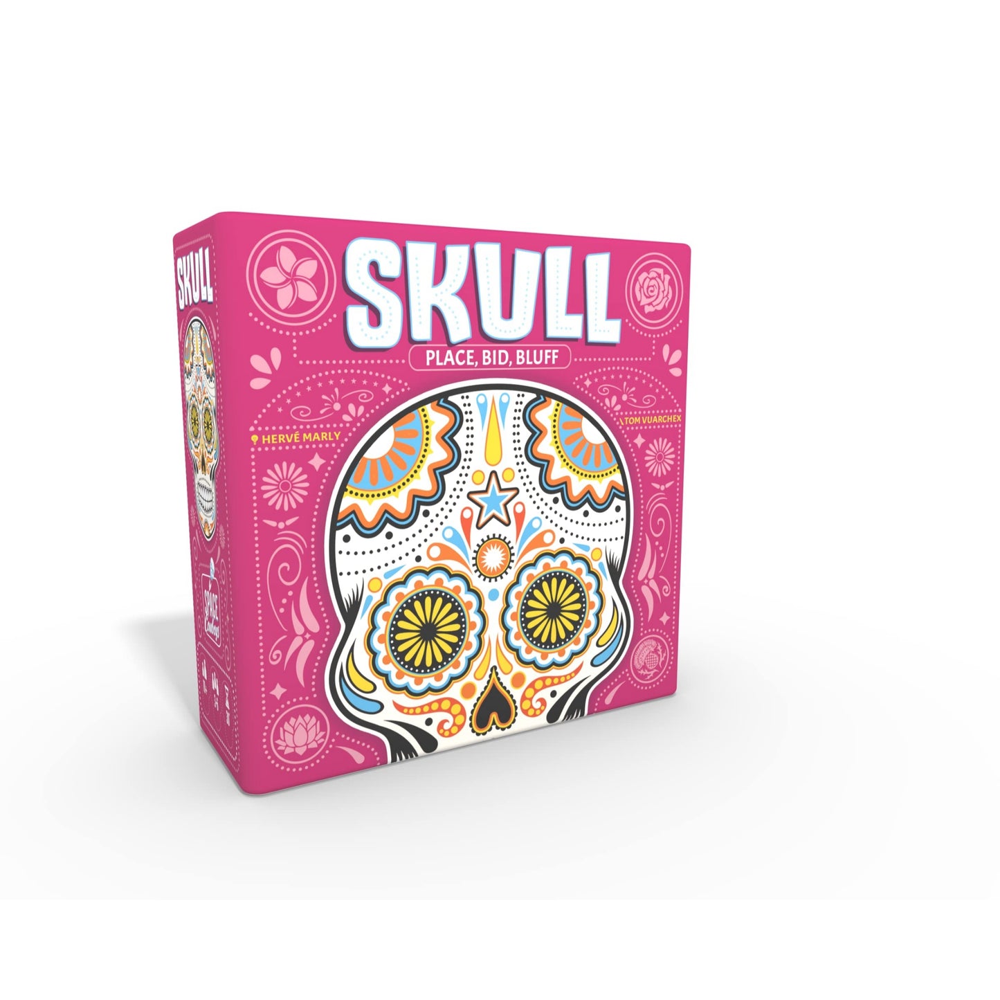 Skull Party Game Bluffing Strategy Board Game