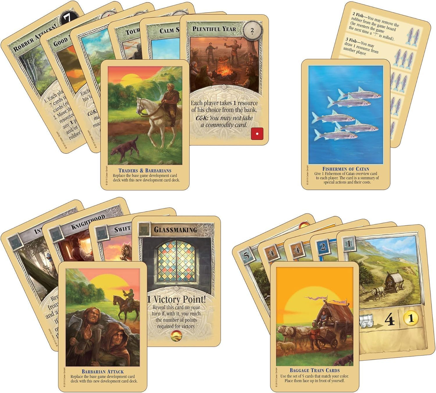 Catan Traders & Barbarians Board Game Expansion - Strategy Game 12+ 3-4 Players 90 Minute Playtime