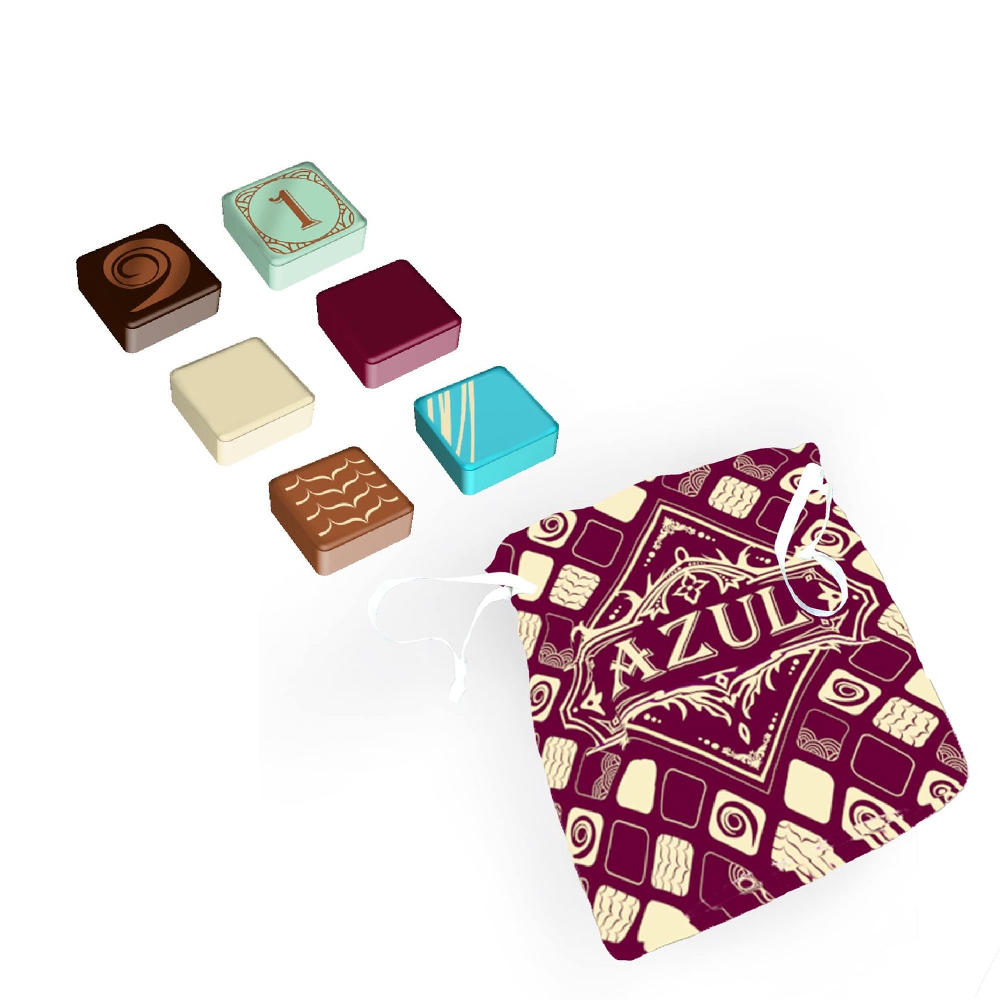 Asmodee Azul Master Chocolatier Board Game - Craft the Ultimate Chocolate Selection