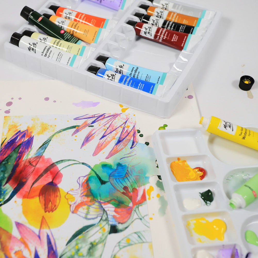 Mont Marte Two Seasons Watercolour Signature 18pc x 12ml (0.4 US fl.oz)