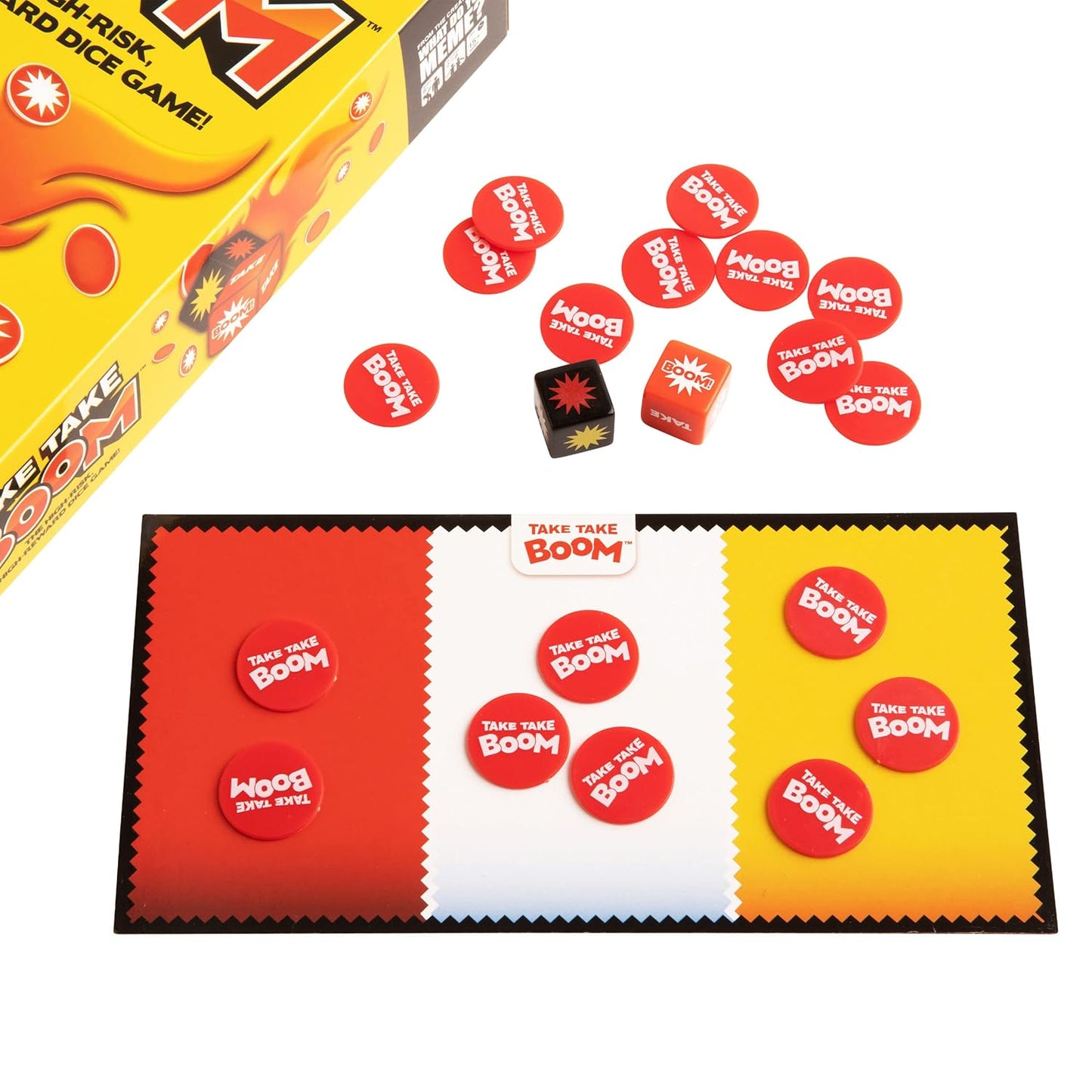 Take Take Boom The High Risk High Reward Family Dice Game by What Do You Meme?