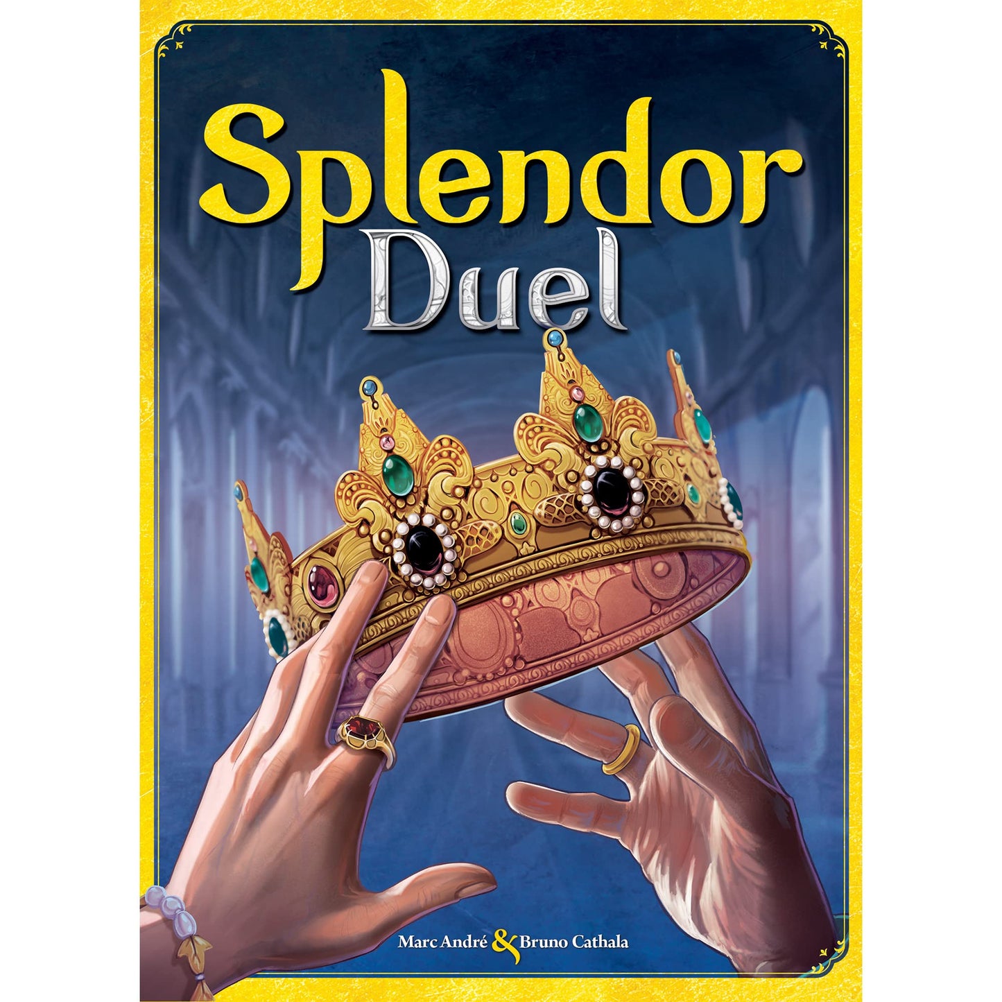 Space Cowboys Splendor Duel Board Game Two Player Strategy Game for Intense Gem Collecting Battles