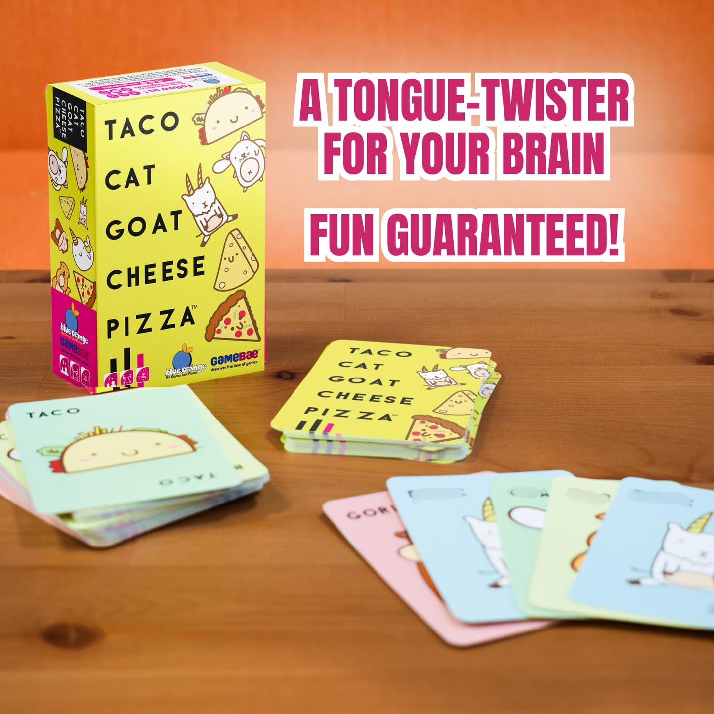 Blue Orange Taco Cat Goat Cheese Pizza The Party Card Game
