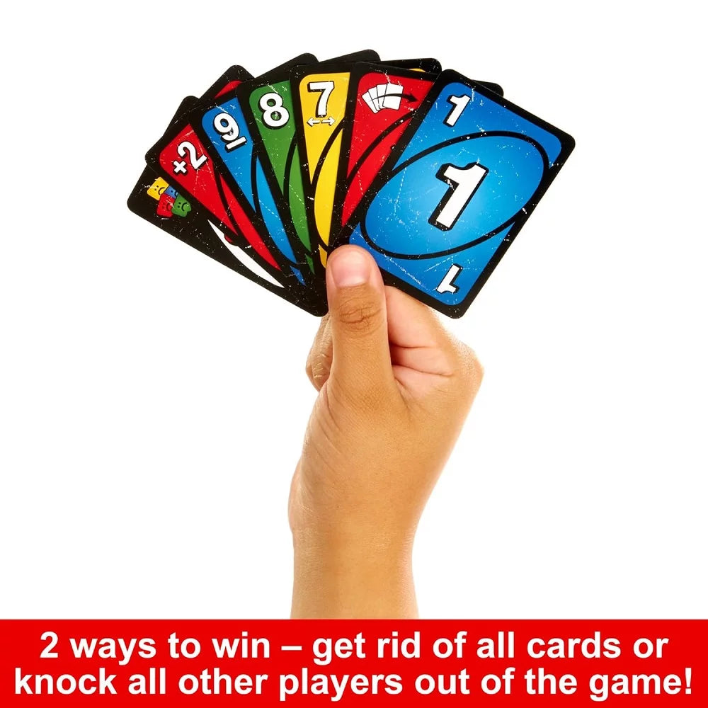 UNO Show ‘em No Mercy Card Game Tough New Rules, Endless Fun for Game Nights 168 Cards