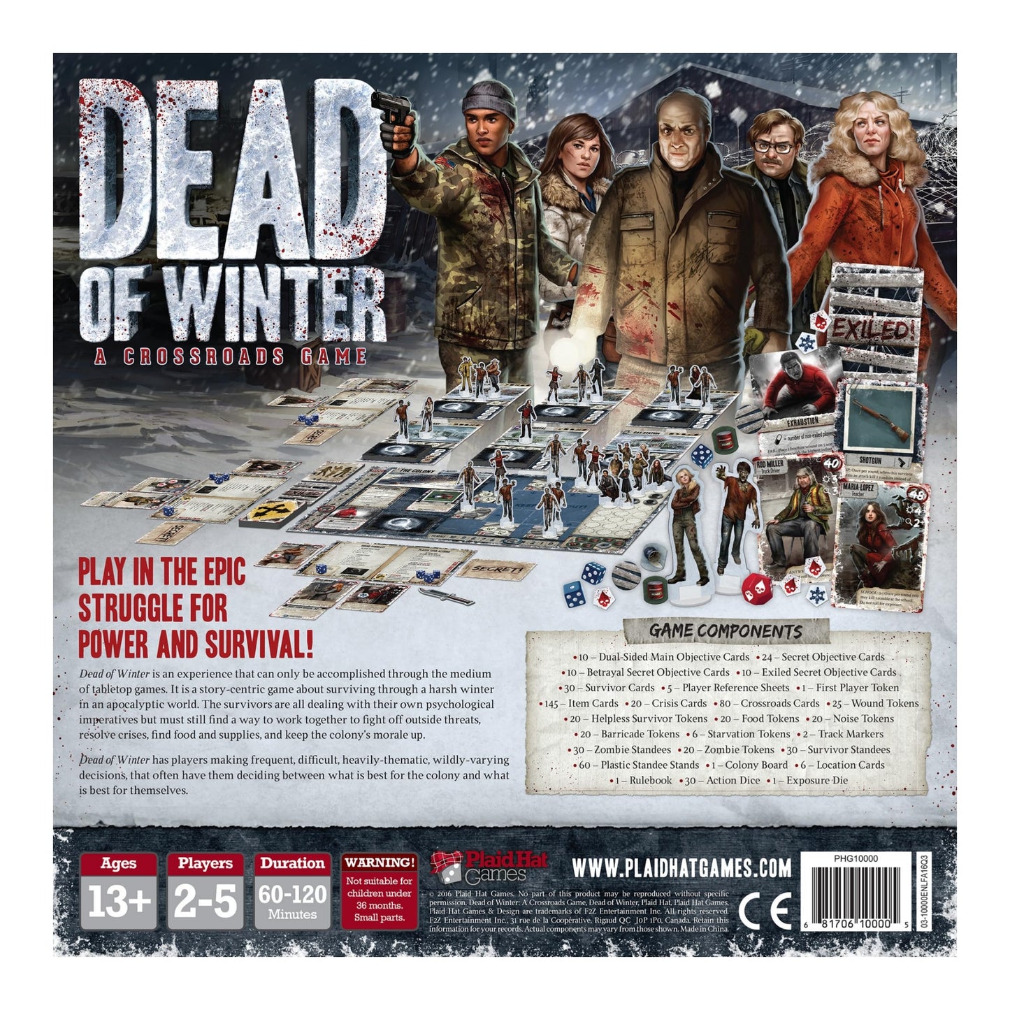 Dead of Winter Post Apocalyptic Survival Strategy Board Game