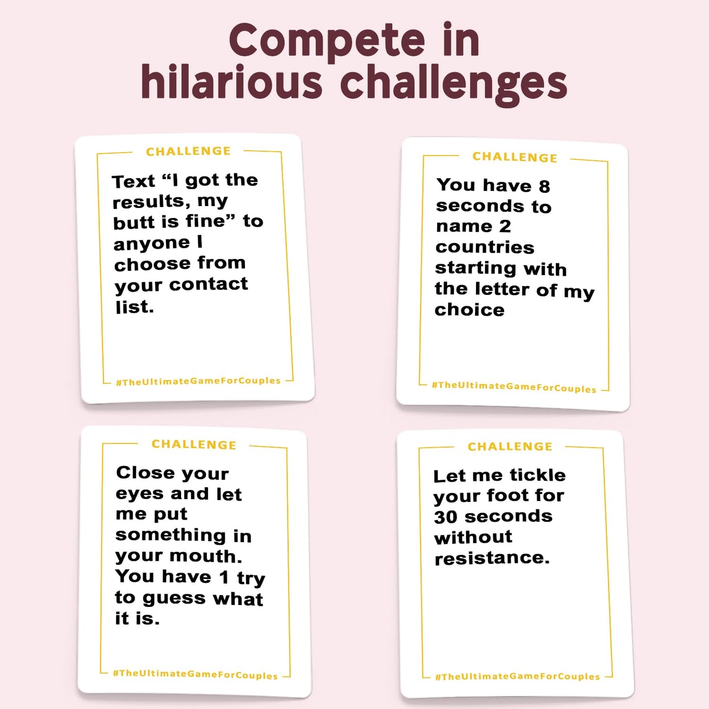 The Ultimate Game for Couples Great Conversations and Fun Challenges for Date Night